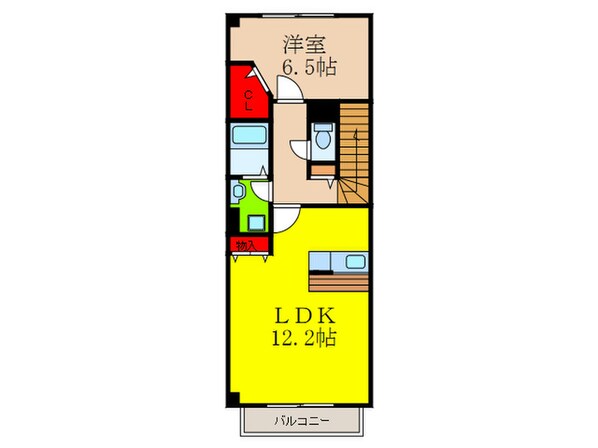 ウォ－ム要の物件間取画像